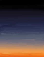 sunset illustration background